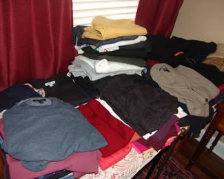 Many sweaters