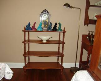 Antique walnut shelf