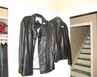 Leather coats