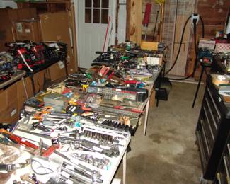 Tons of hand tools
