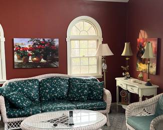 Beautiful wicker furniture