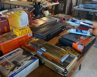 Lots of like new tools. Most still with original boxes