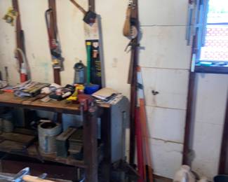 Lots of stuff in the garage