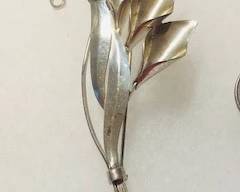 Sterling Silver Truart Brooch pin 