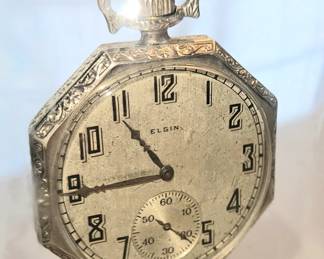 Antique Elgin pocket watch not working 