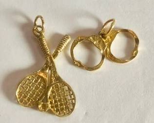 14K gold pendat charms