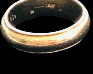 14k gold band 