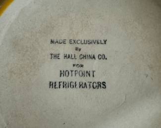 The Hall Chine Co. covered dish made for Hot Point Refrigerators
