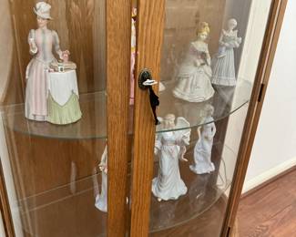 Lighted curio cabinet 5β