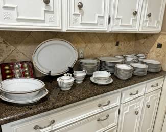 Service for 12. White China