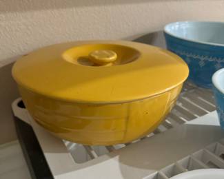 Hall China Co. Covered dish