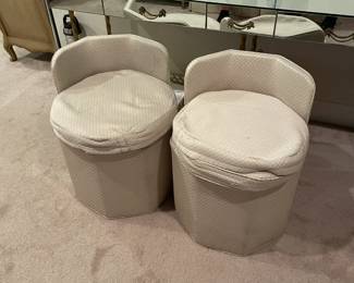 stools.  octagon.  custom made.  19 x 19 x25 $400 set