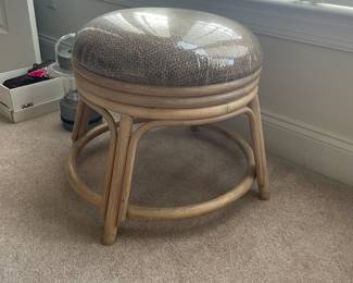 foot stool.  boho chic.  21 x17.5  $200