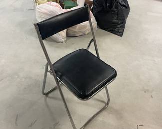 folding chairs.  70's set of 4.  FUJISET Japan.  $40 each. Some rust