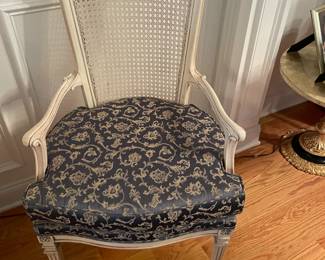 Arm chairs.  French provincial.  25 x21 x 44.  $400 each