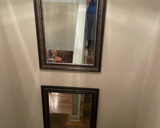 Mirrors.  brown & gold.  31 x43  $40 each