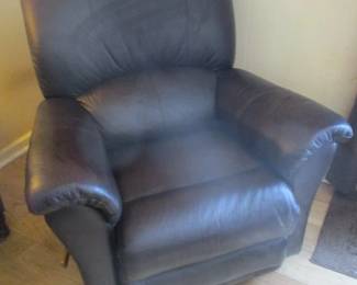 Brown Leather Lazy Boy Recliner