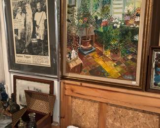 Art and Vintage Glass pieces