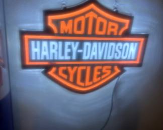 Harley Signs and parts, signs