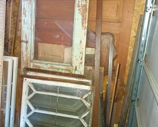 Distressed architectural pieces