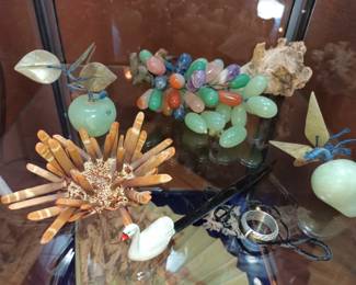 Stone fruit and sea creature