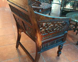 Antique carved chairs