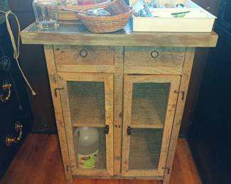 Primitive kitchen side table