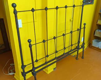 Iron frame bed (sorry, no side rails)