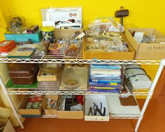 Beads and buttons and misc supplies