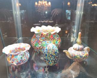 Venetian Murano glass pieces