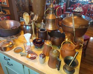 Copper kitchenware