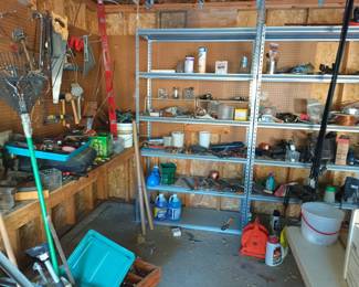 Lots of work still to do setting up and sorting the garage