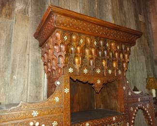 Detail of the fine old cabinet