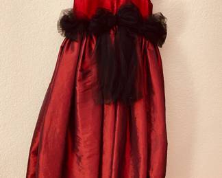 pure silk holiday dress for girl about size 8