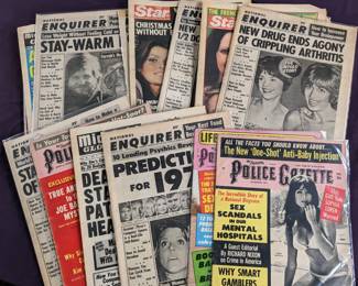 Vintage Tabloid Mags