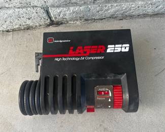 Portable 12V car tire pump (plugs into cigarette lighter).