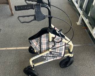 Winnie  3-wheel walker works well for indoors and tight places.