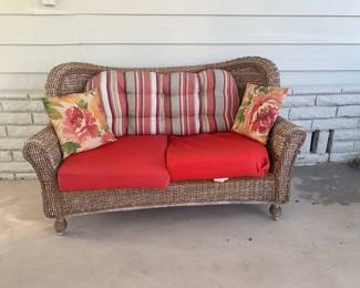 Inexpensive outdoor love seat...