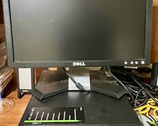 Acer Aspire X desktop computer and Dell monitor