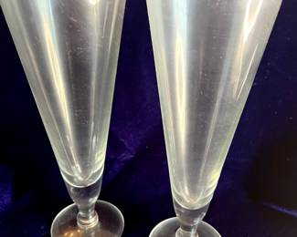 Vintage pilsner glasses