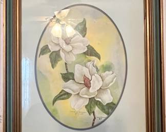 Framed print numbered and signed by Carol Morrison (#187/1200)