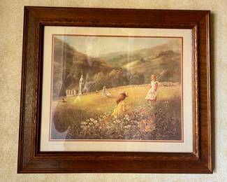 Framed print "Thru God's Grace" by Bettie Felder