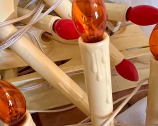 Vintage window candles