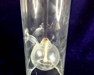 Wolfard glass oil lamp