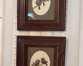 Framed watercolors signed by Carol Morrison