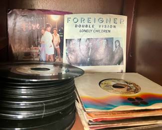 Vintage 45s from the 70s-80s
