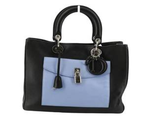 Christian Dior Tri Color Diorissimo Pocket Tote