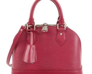 Louis Vuitton Red Epi Alma BB
