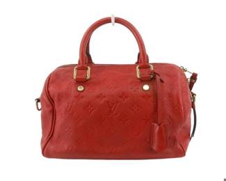 Louis Vuitton Red Empriente Speedy