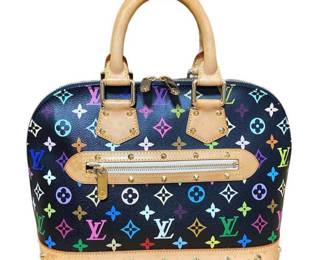 Louis Vuitton Black Murakami Alma PM